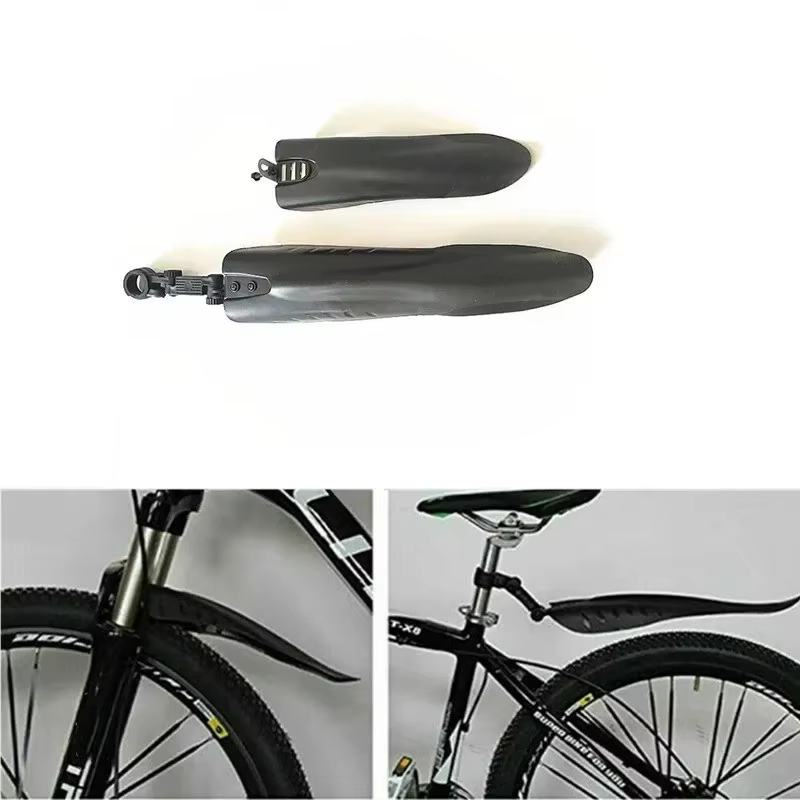 1 ensemble de garde-boue de vélo, ensemble avant et arrière, ailes de garde-boue avant et arrière de montagne, accessoires de vélo