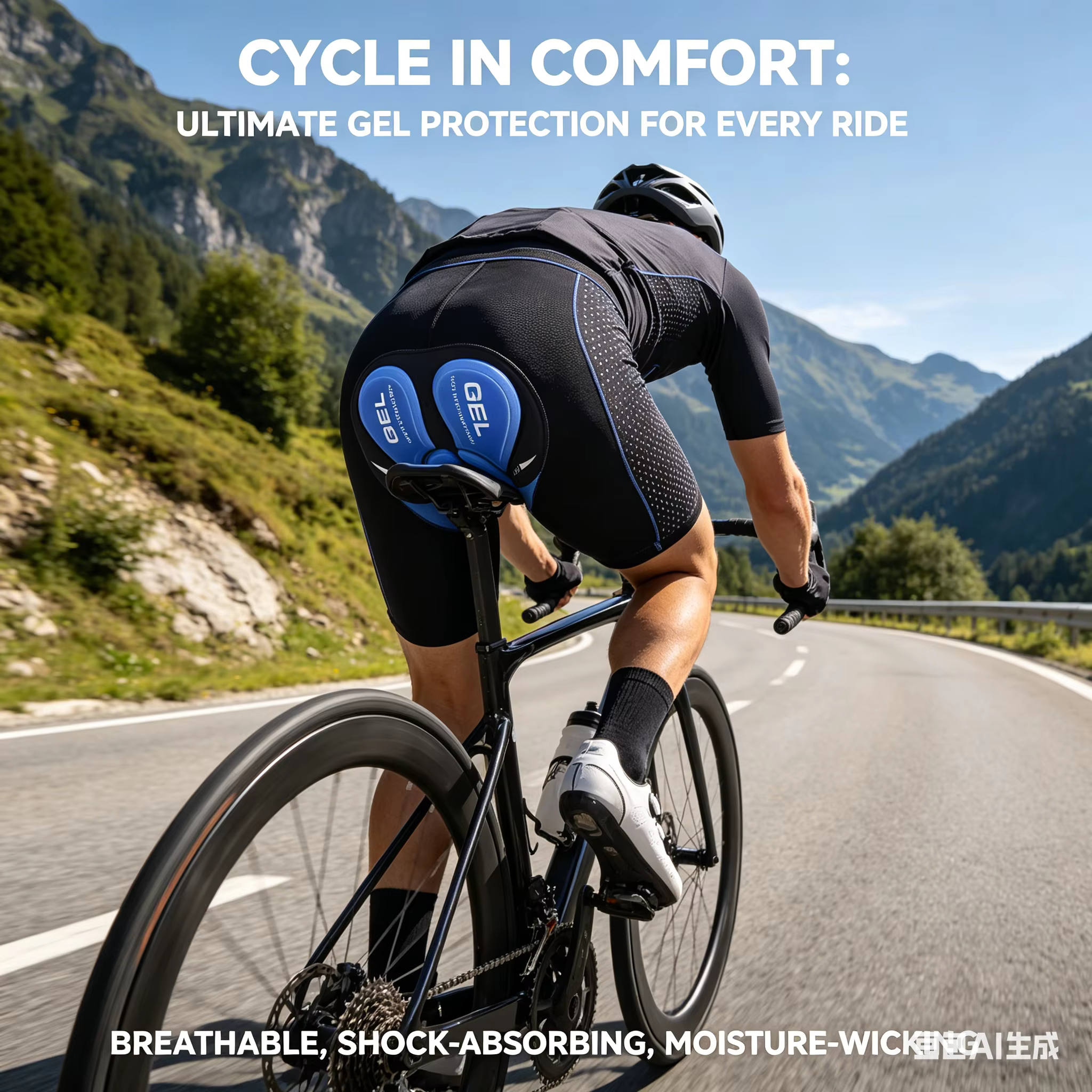 Shorts de cyclisme pour hommes