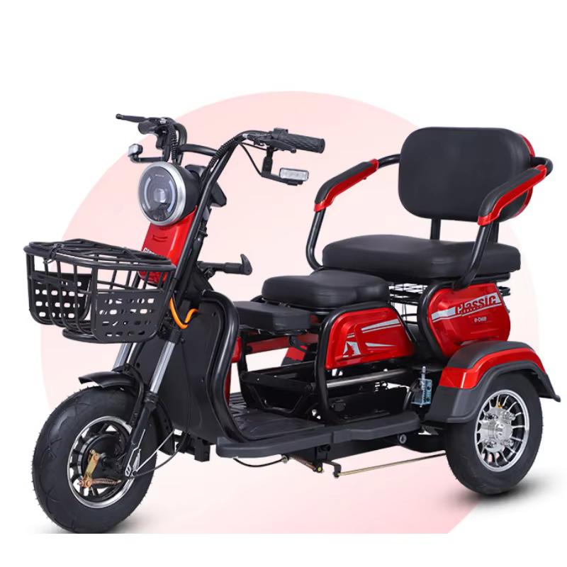 Tricycle électrique à 3 places pour adultes