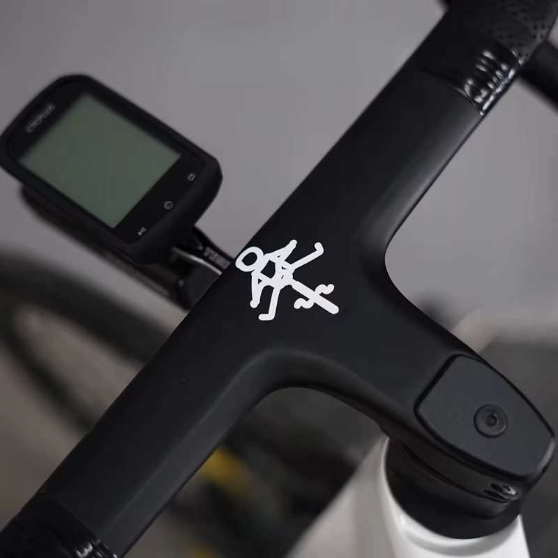 1 autocollant de vélo amusant et mignon