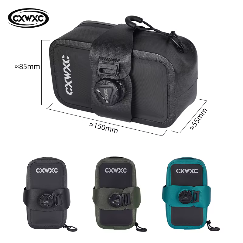 Sacoche de selle de vélo CXWXC en TPU 0