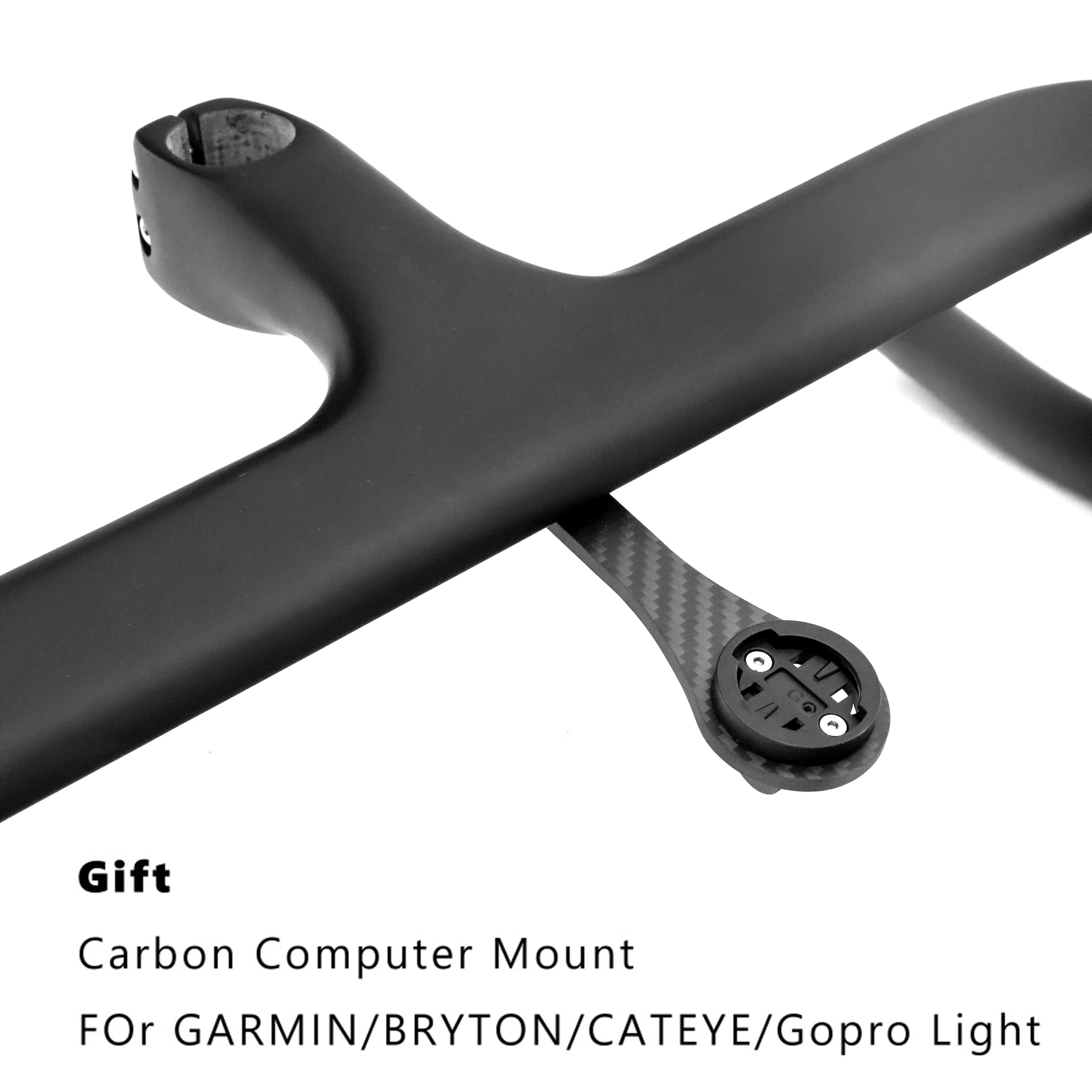 Guidon de vélo de route intégré en carbone KOCEVLO R03 avec entretoises
