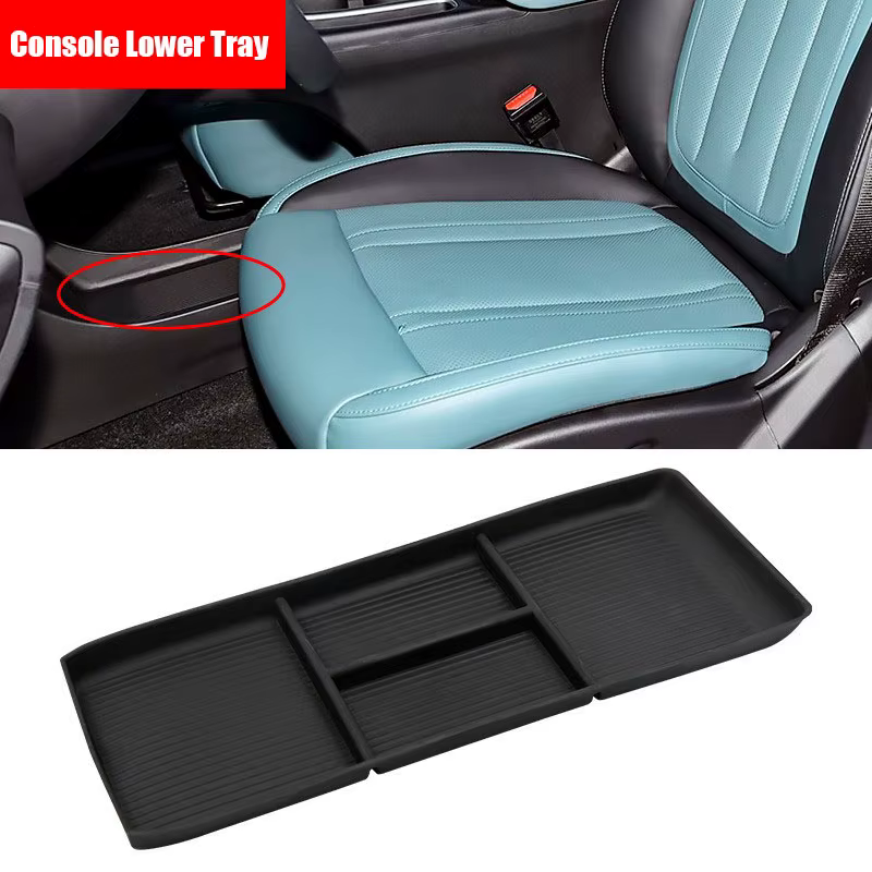 Accoudoir de commande centrale pour Geely EX2 2025 2026, boîte de rangement, plateau de rangement, rangement de voiture, accessoires d'intérieur