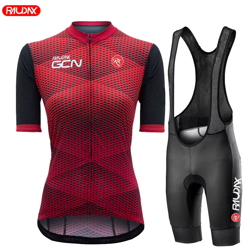 Vêtements de cyclisme pour femmes Raudax GCN équipe été ensembles