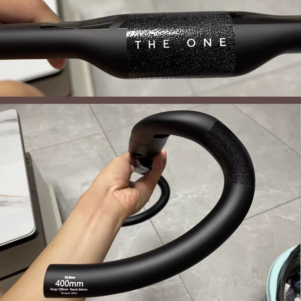 Guidon de vélo en carbone THE ONE AERO pour vélo de gravier de route