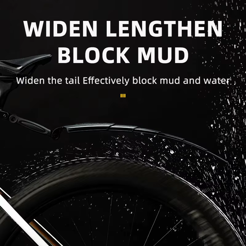 ROCKBROS – ensemble de garde-boue de vélo rétractables et réglables