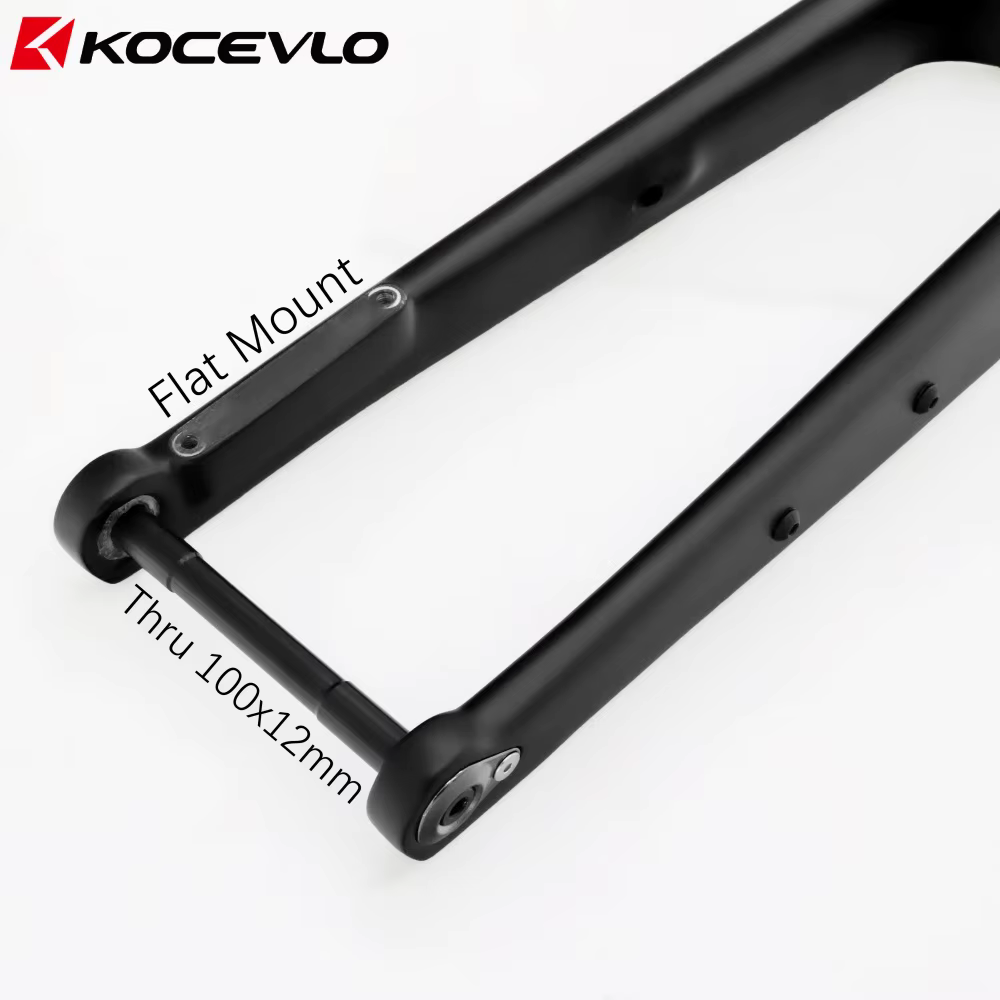Fourche de vélo de gravier KOCEVLO GF07 en fibre de carbone conique