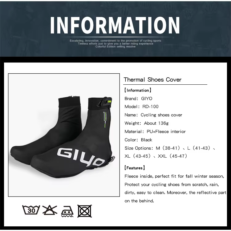 GIYO hiver cyclisme couvre-chaussures femmes hommes chaussures couverture vtt vélo de route course