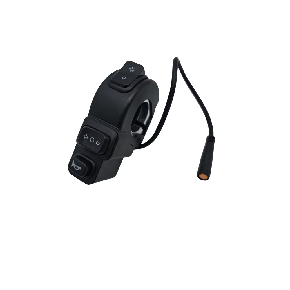 OUXI V8 V20 vélo électrique 5 broches 3 en 1 bouton de commutation klaxon tournant interrupteur e-bike accessoires de remplacement