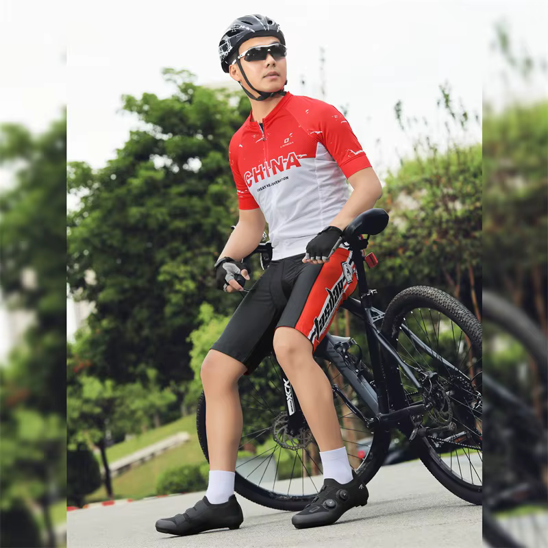 Chaussures de cyclisme sur route hommes femmes rose respirant auto-verrouillage taquet Spd