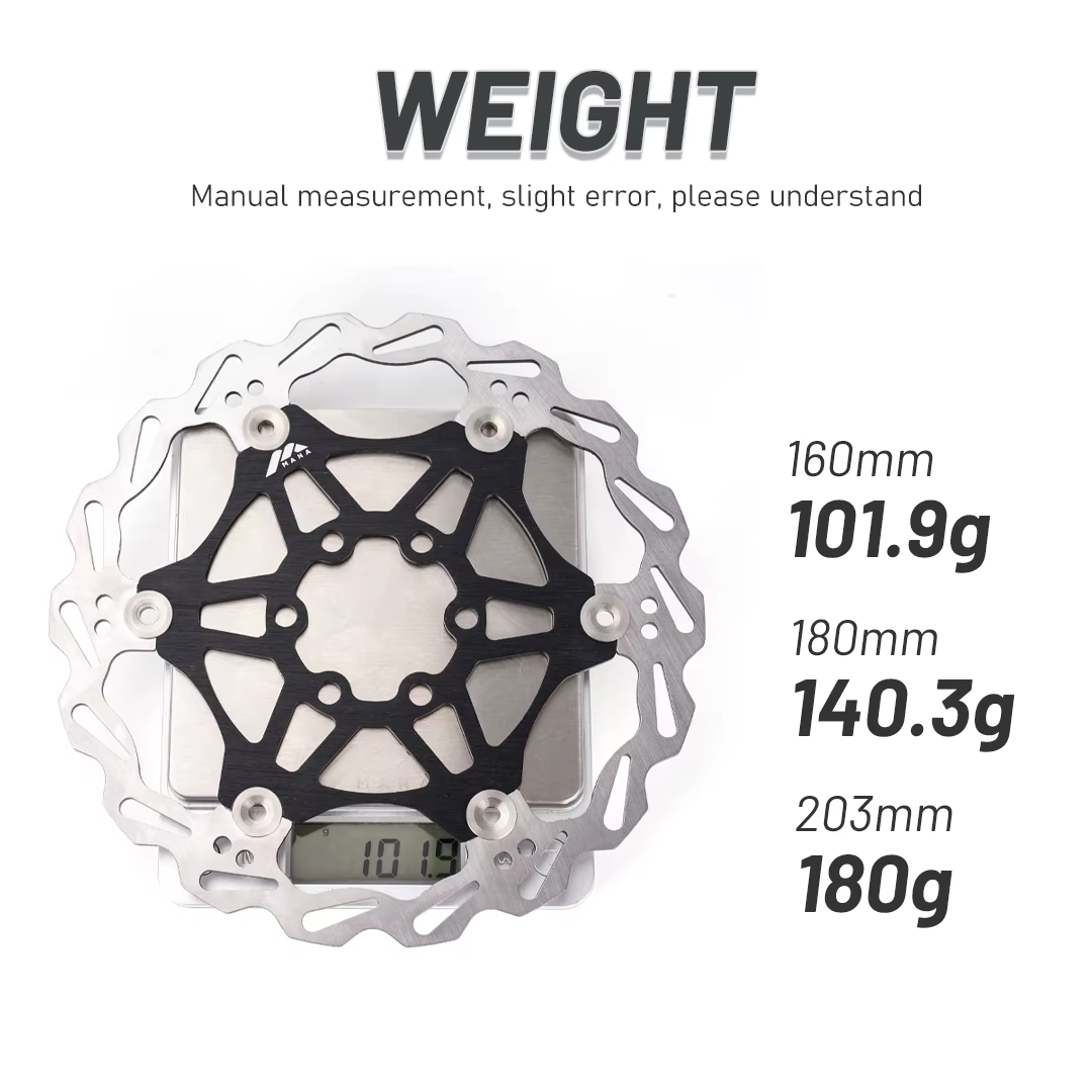 MANA – frein à disque flottant de vélo à 6 boulons