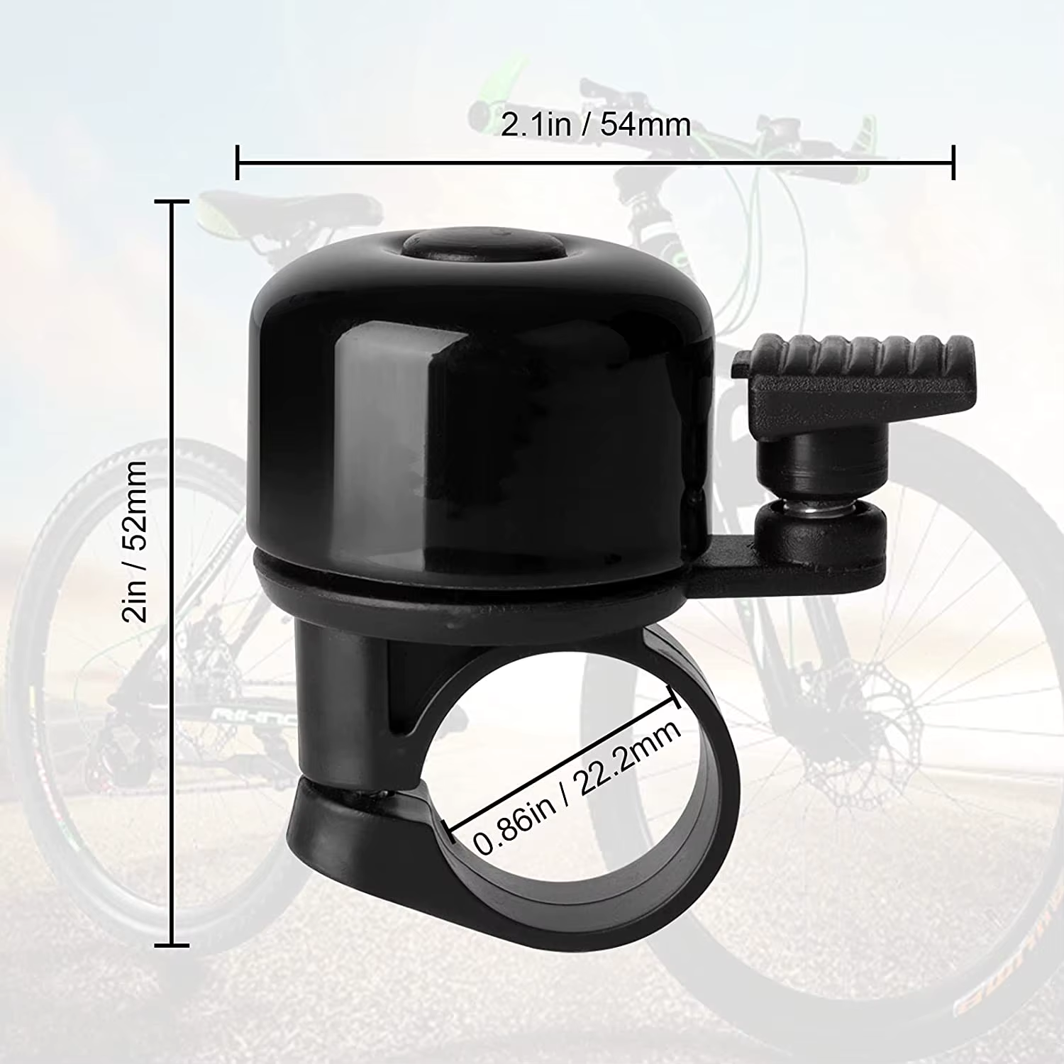 Vélo Cloche Alliage Montagne Route Corne