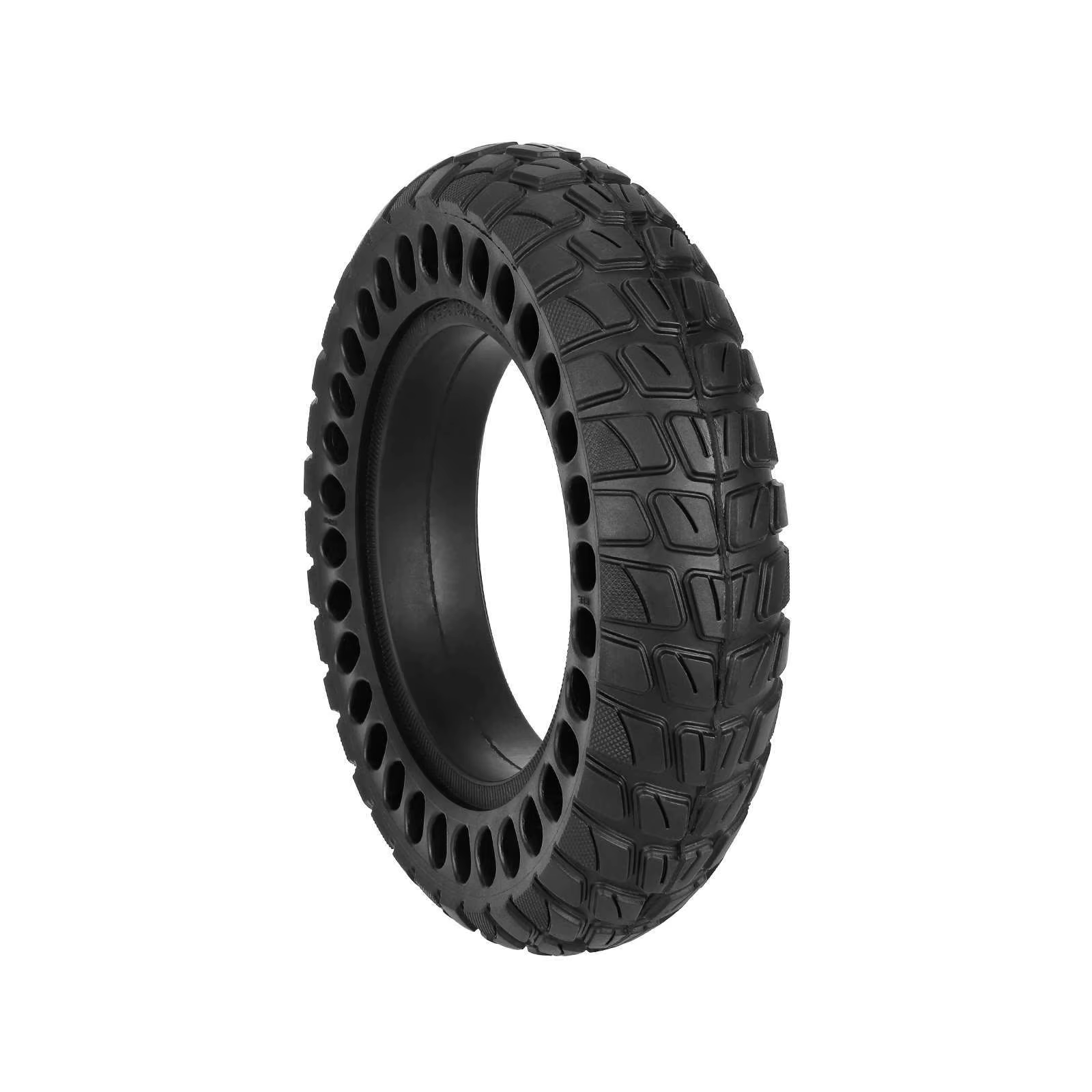 Pneu plein alvéolé anti-crevaison 10x2.50 de 10 pouces pour trottinette électrique universelle sans pneumatique