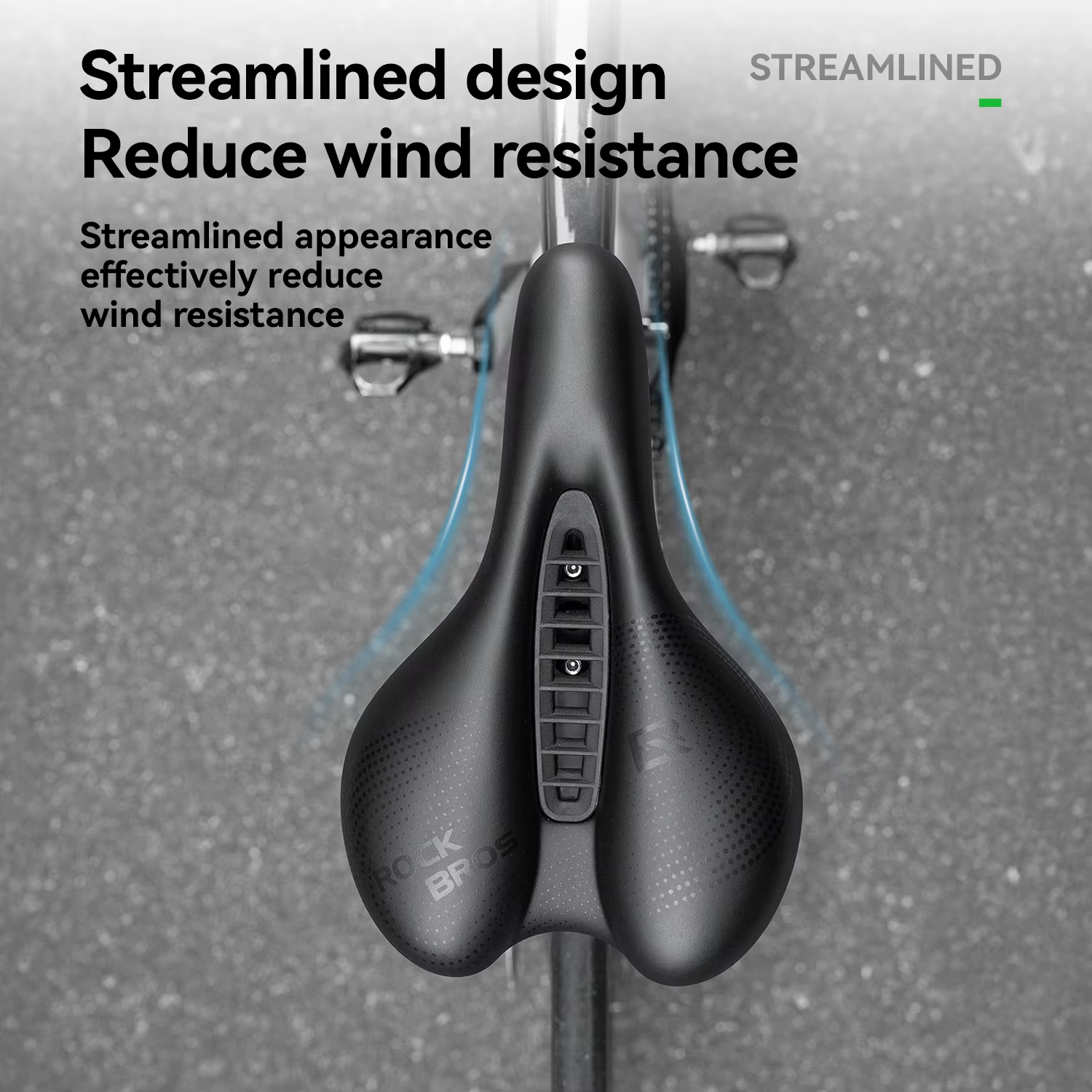 Selle de vélo ROCKBROS en cuir PU