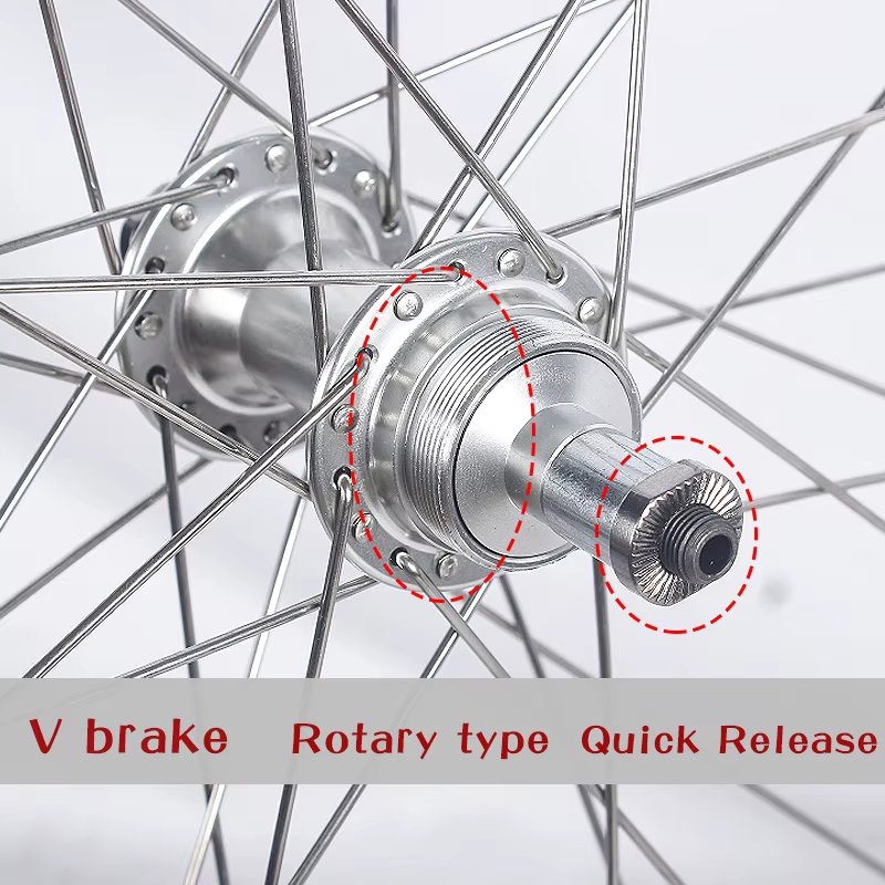 Jeu de roues de VTT ROCKBAO 24/26 pouces