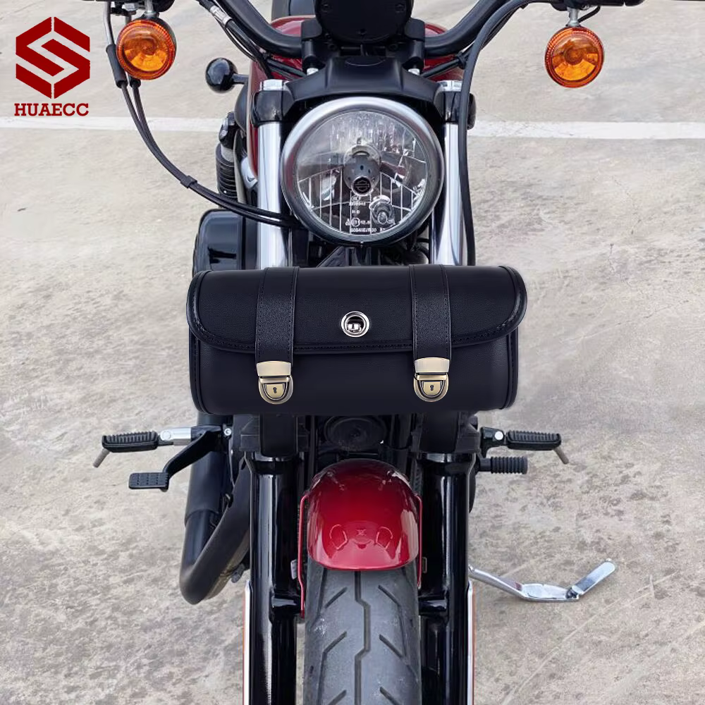 Sac à outils en forme de baril pour moto