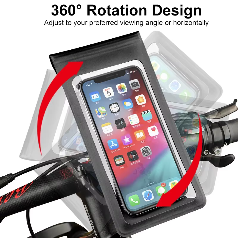 Support de téléphone portable étanche pour vélo et moto