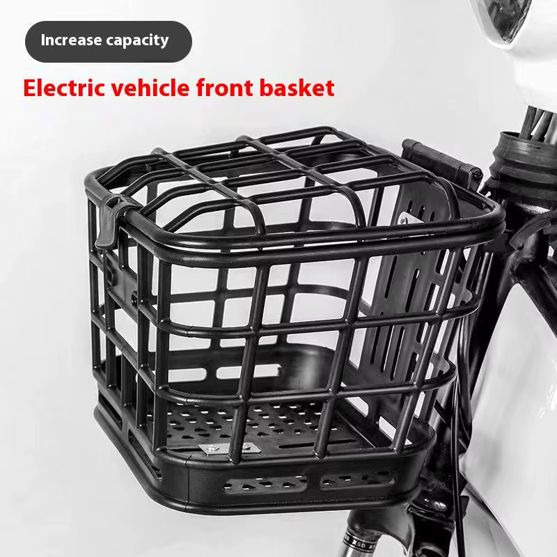 Offre spéciale 1 ensemble grande capacité Anti Extrusion vélo avant panier noir PC détachable