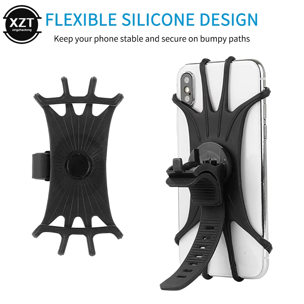 Support pour téléphone portable pour scooter de vélo 360 ° Poignée rotative