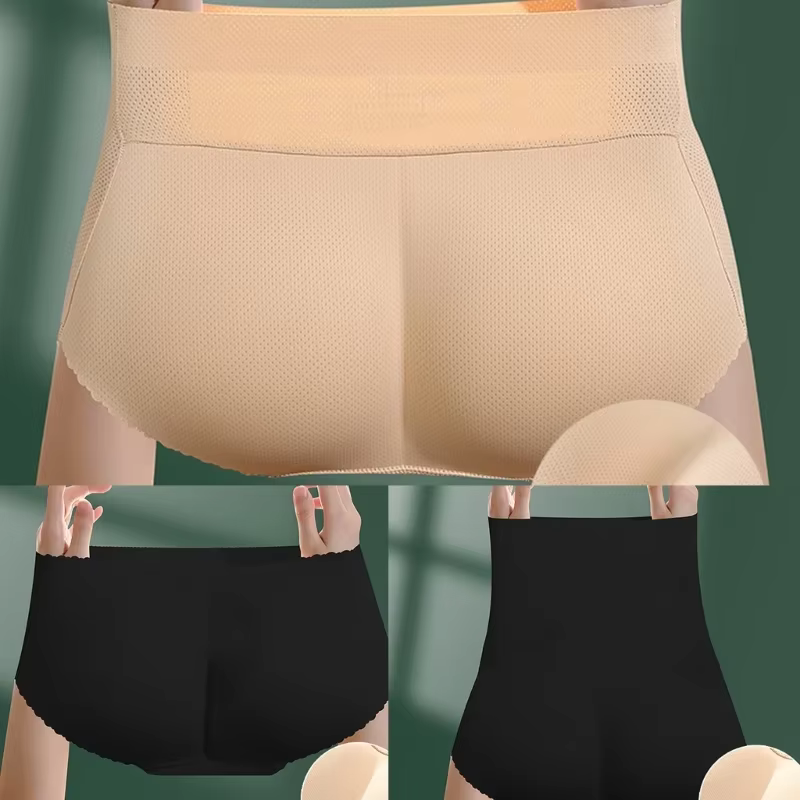 Femmes bout à bout rembourré contrôle culotte hanche rehausseur sous-vêtements Bodyshaper