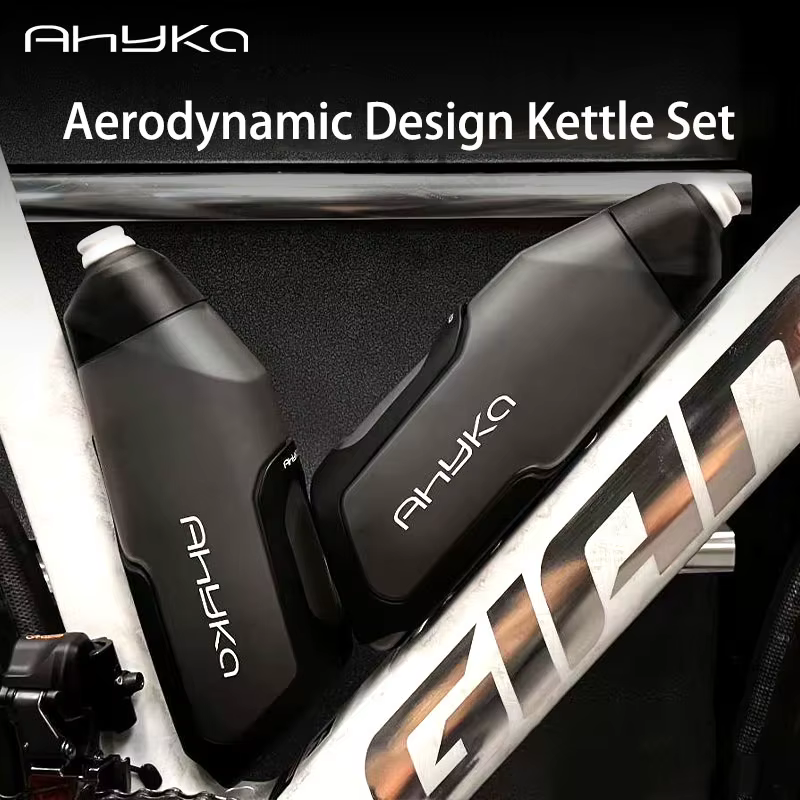 Ensemble de bidons de vélo aérodynamiques AhyKa 600 ml