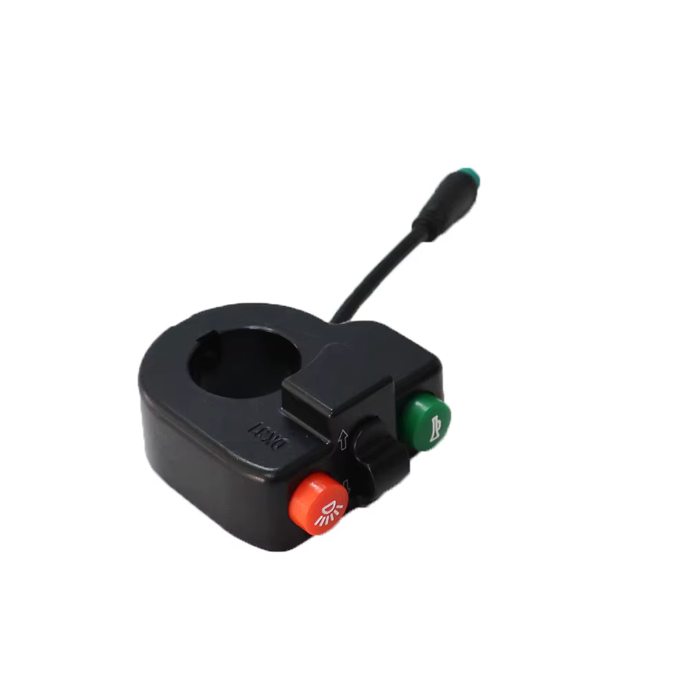 Scooter électrique étanche guidon phare klaxon clignotant interrupteur pour KUGOO M4/PRO