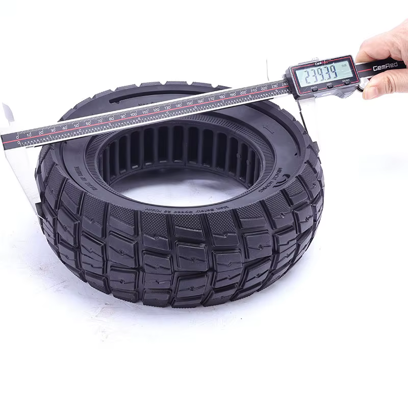 Pneus de trottinette antidérapants, durables et non gonflables à structure grillagée, remplacement idéal pour les pneus pleins 3.50-6