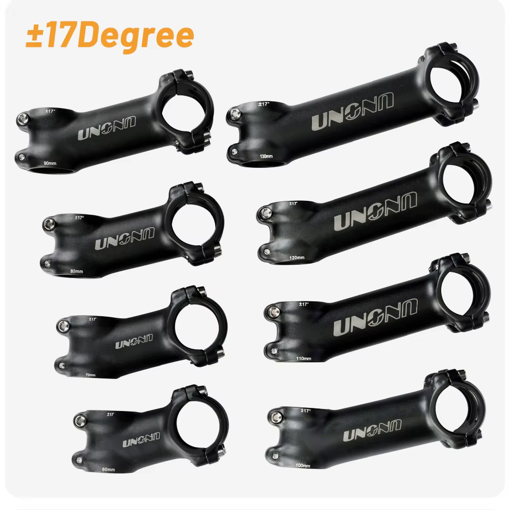 Tige de vélo UNO vtt-7 17 35 degrés en alliage d'aluminium ultraléger 31.8mm 60 70 80 90 100 110 120 130mm