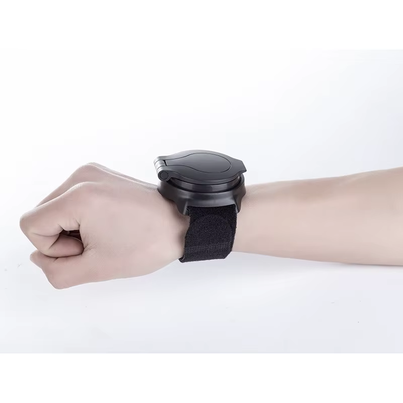 Rétroviseur de vélo avec sangle de poignet et support de bras