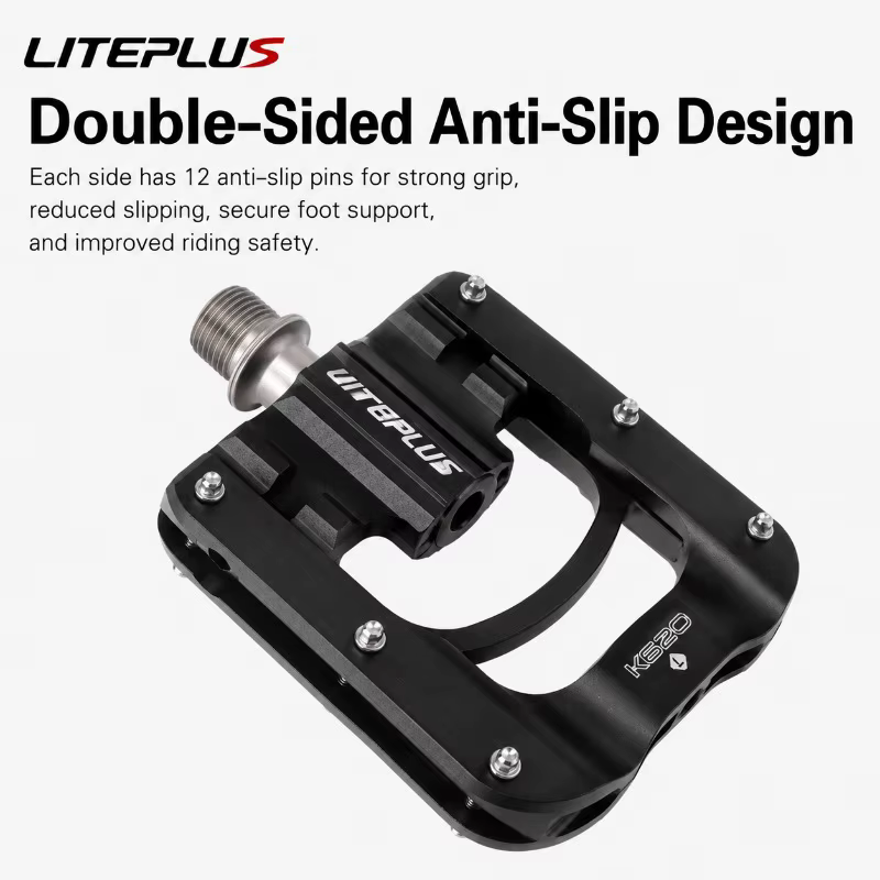 Pédales de vélo pliantes LITEPLUS à 3 roulements