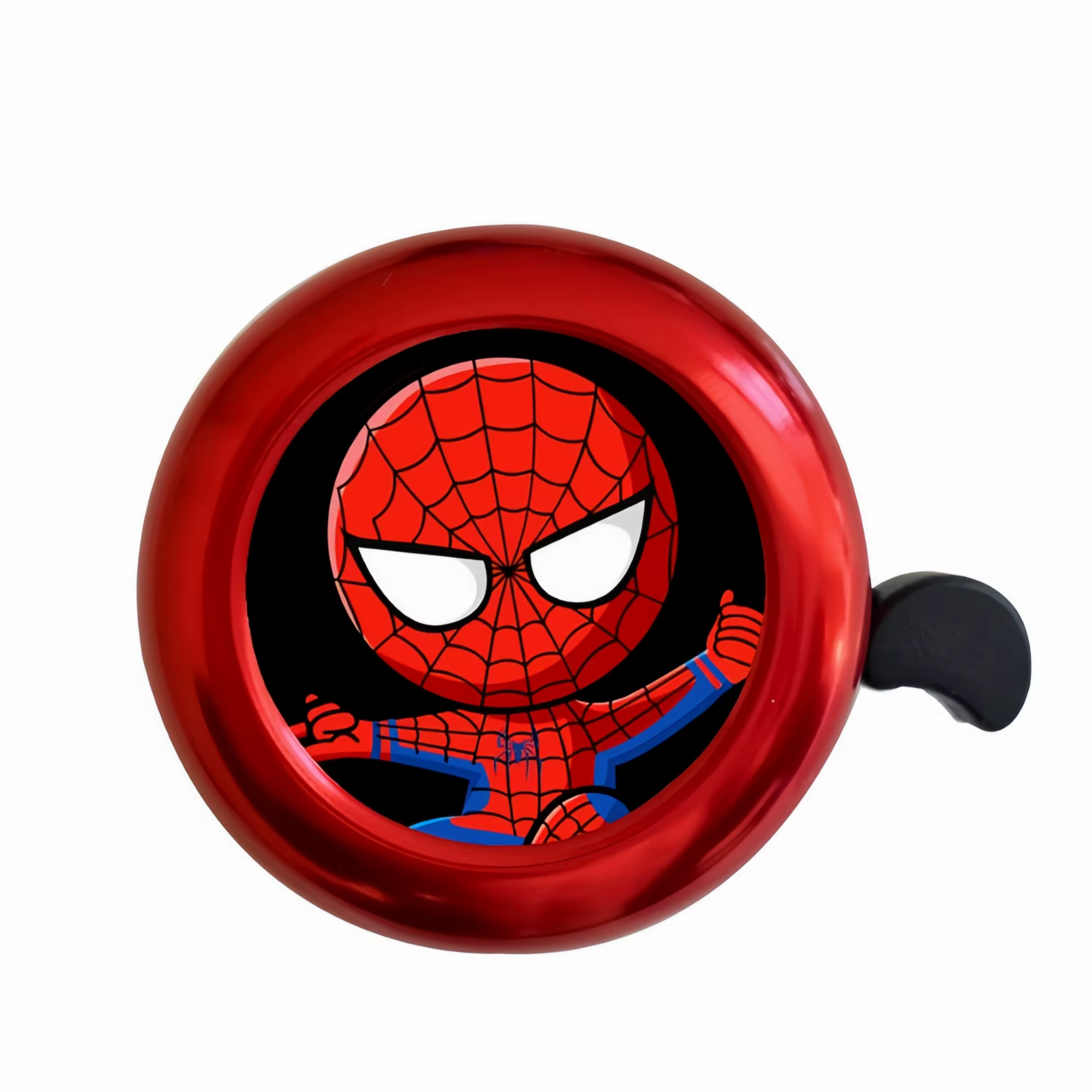 Clochettes de vélo Super-héros — Marvel Spider-Man et autres thèmes ; Klaxons d'avertissement de sécurité sonores ; Universellement compatibles avec les VTT
