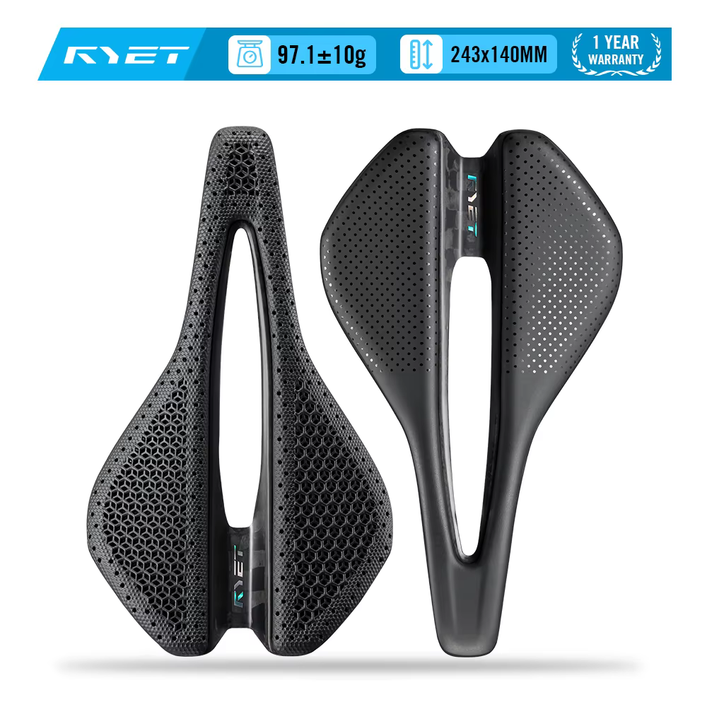 Selle de vélo RYET entièrement en carbone