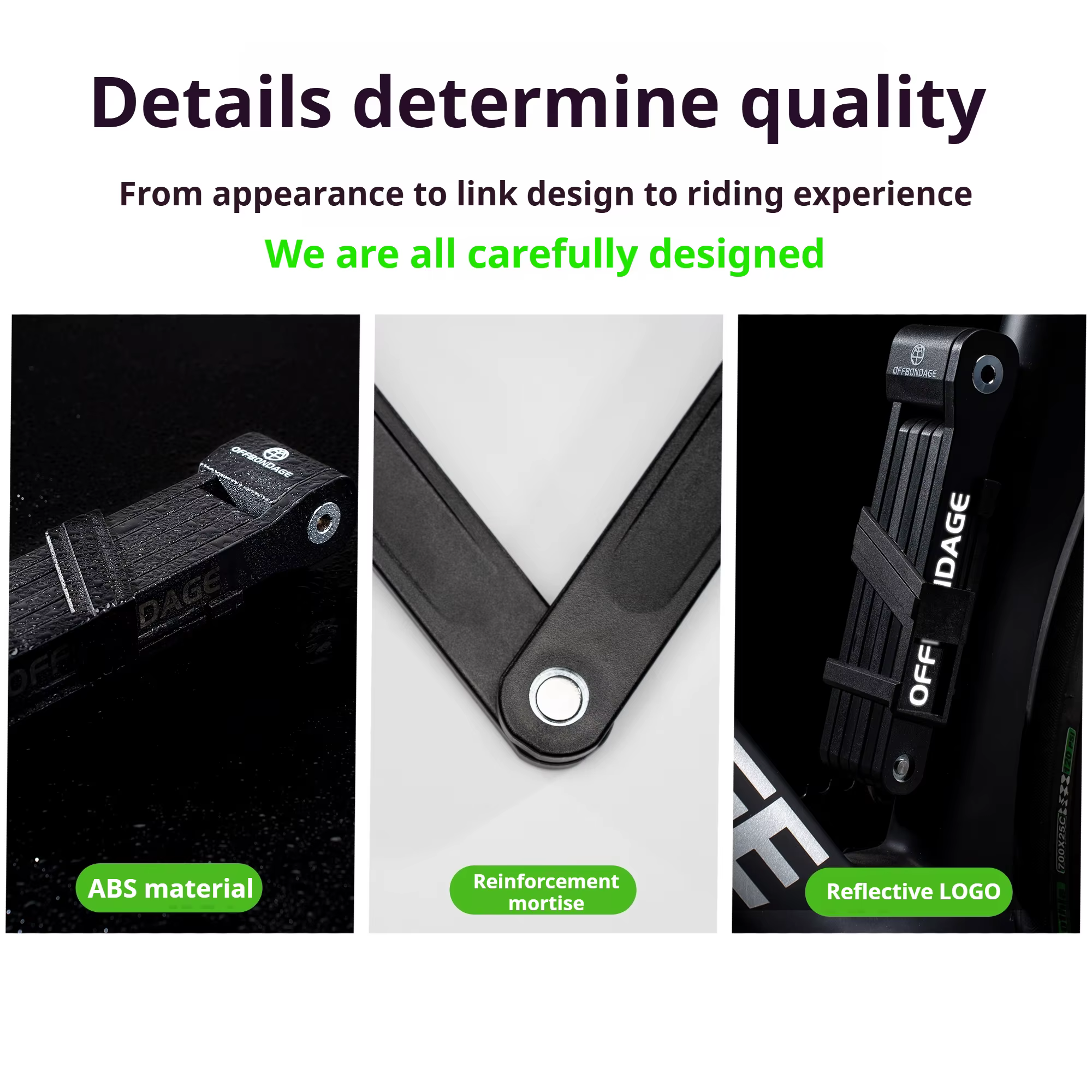 Antivol pliable OFFBONDAGE pour vélo