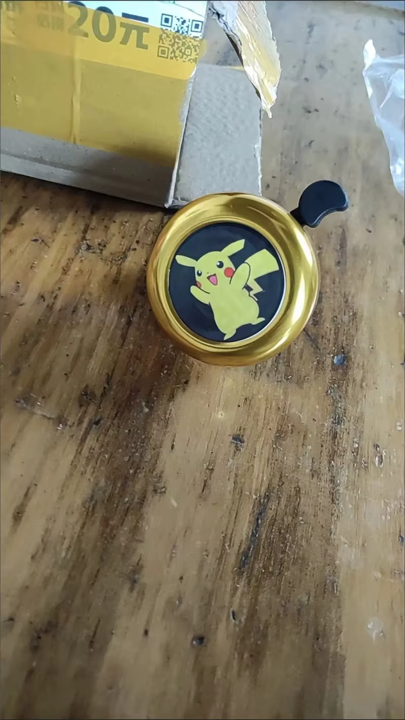 5*5 cm Pokemon Pikachu cloche de vélo enfants