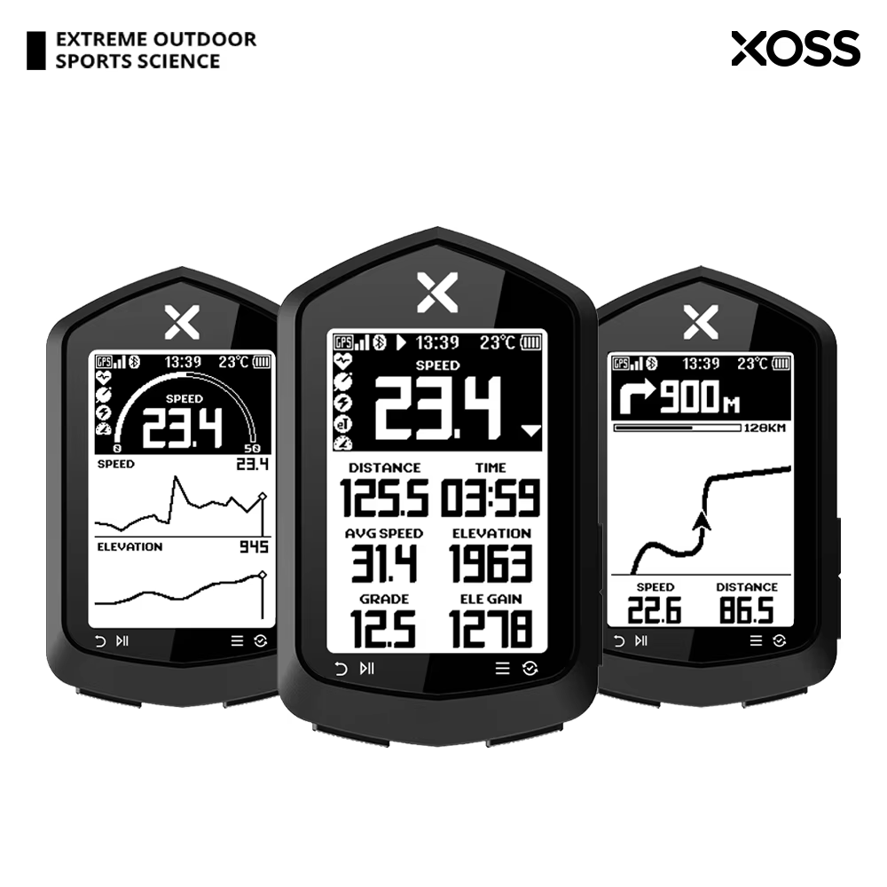XOSS carte Navigation NAV ordinateur de vélo sans fil cyclisme GPS compteur de vitesse étanche Bluetooth ANT + capteurs