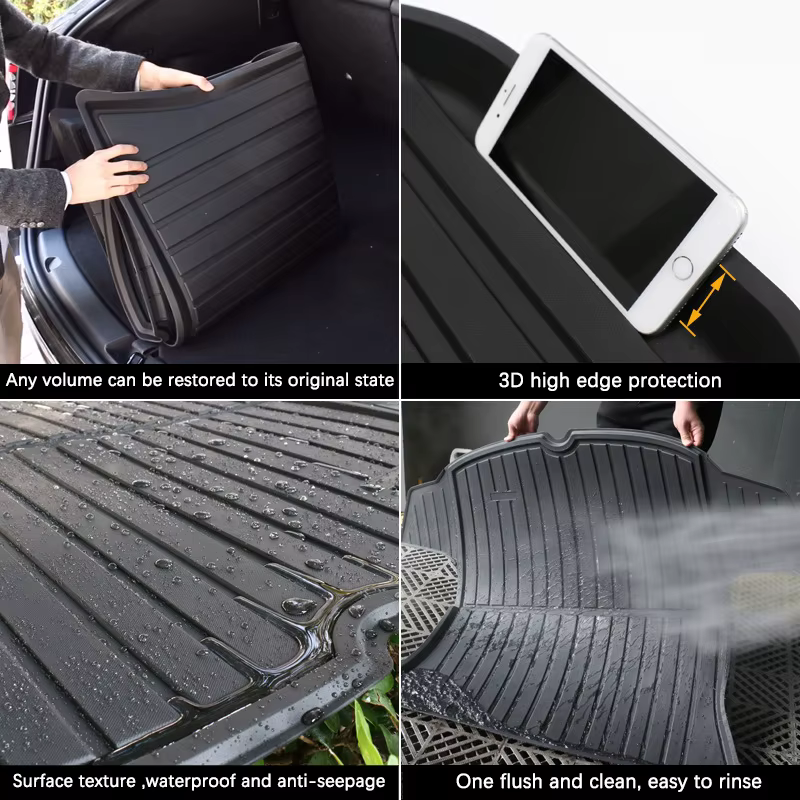 Tapis de Coffre Cargo Imperméable pour Skoda Fabia MK2 5J 2008 ~ 2021 2018 2016 2015 2012 2011, Accessoires de Voiture