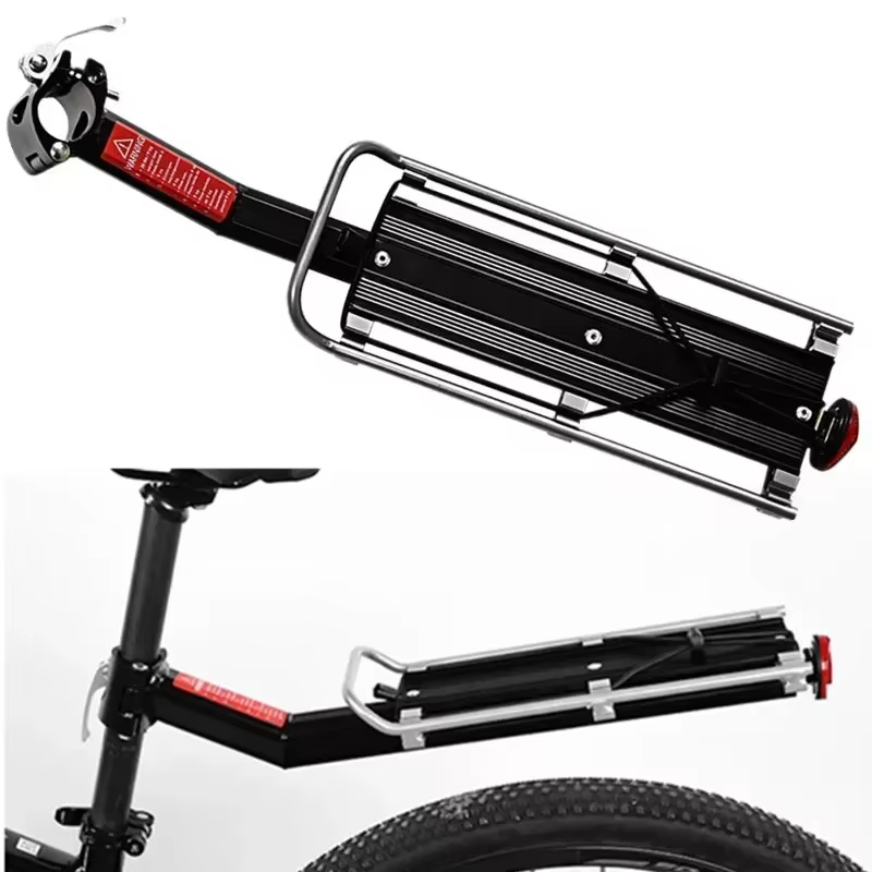 Porte-bagages arrière en alliage pour vélo