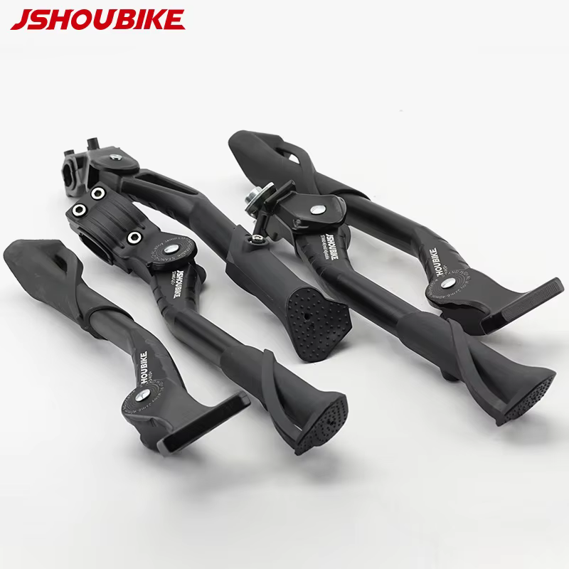 JSHOUBKE jambes de vélo réglables courtes épaissies en alliage d'aluminium E-bike stable durable