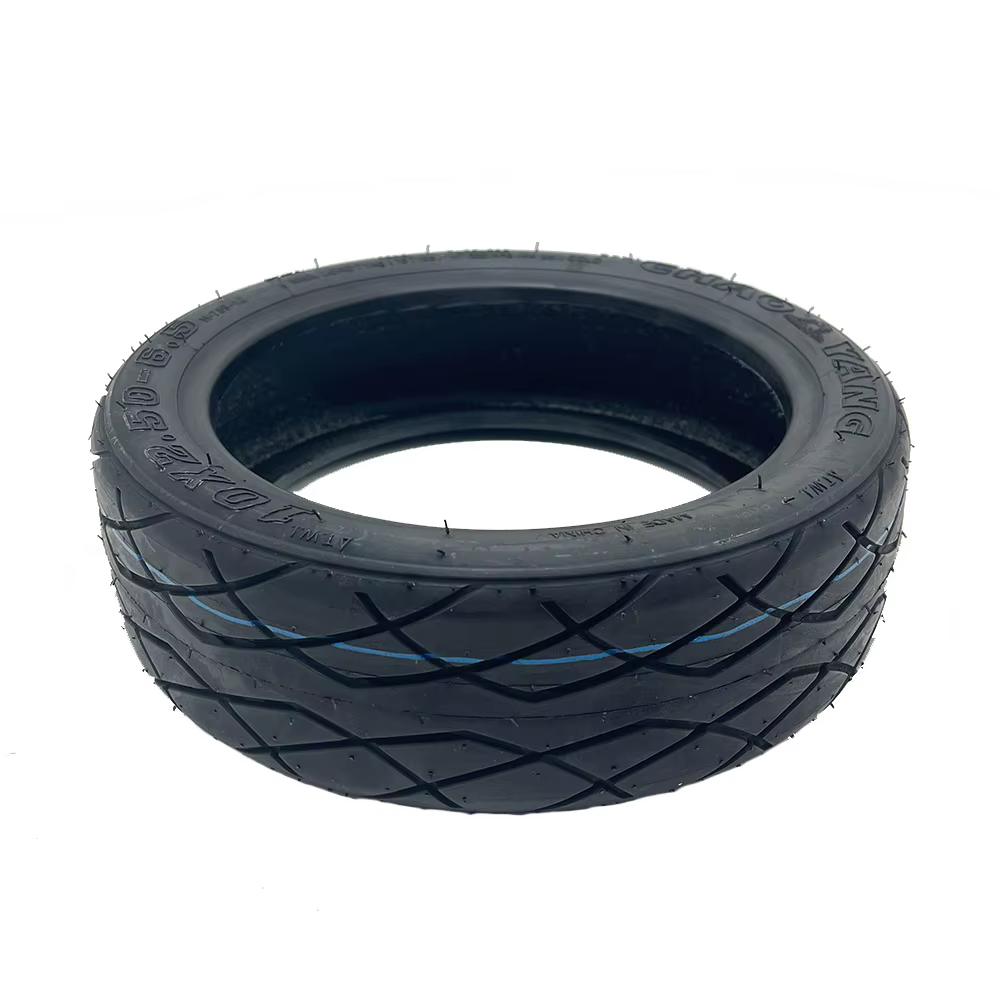 Pneu Tubeless 10x2.50-6.5 avec Valve pour Scooter électrique de 10 pouces