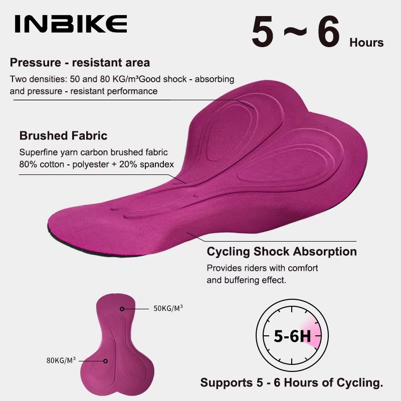 INBIKE automne hiver nouveau Style femmes polaire bavoir pantalon taille haute chaud longue Distance cyclisme