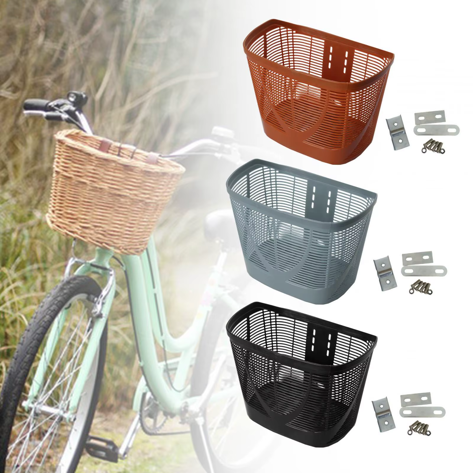 Panier de transport avant de vélo