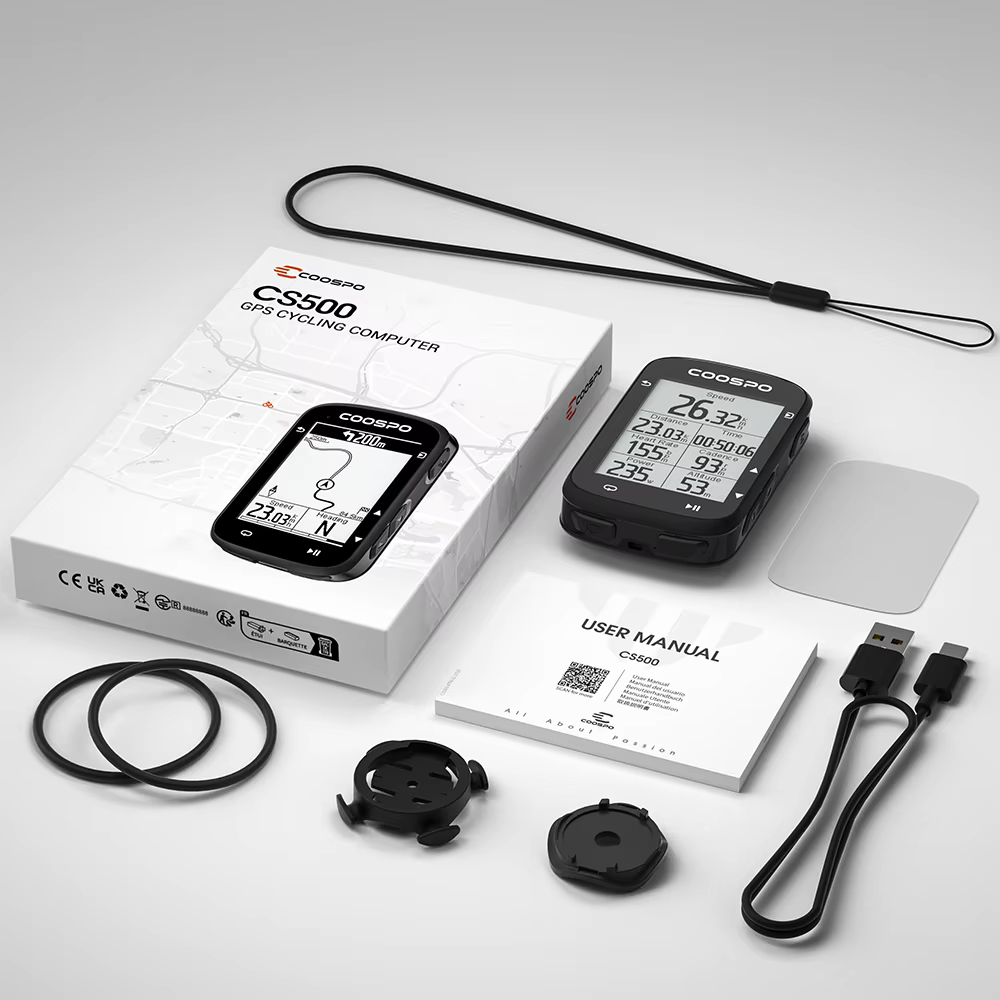 COOSPO CS500 Route Navigation vélo ordinateur GPS cyclisme odomètre sans fil