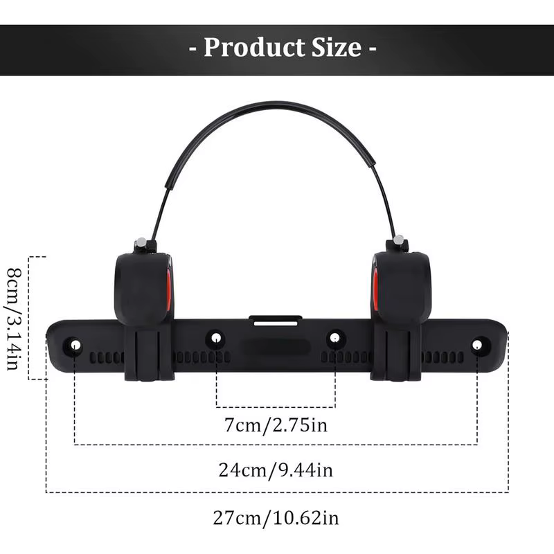 Sacoche de dégager T1 pour vélo et moto, avec clip, réglable