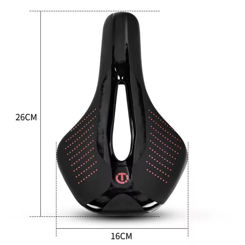 ESLNF Selle de vélo ultralégère en cuir confortable