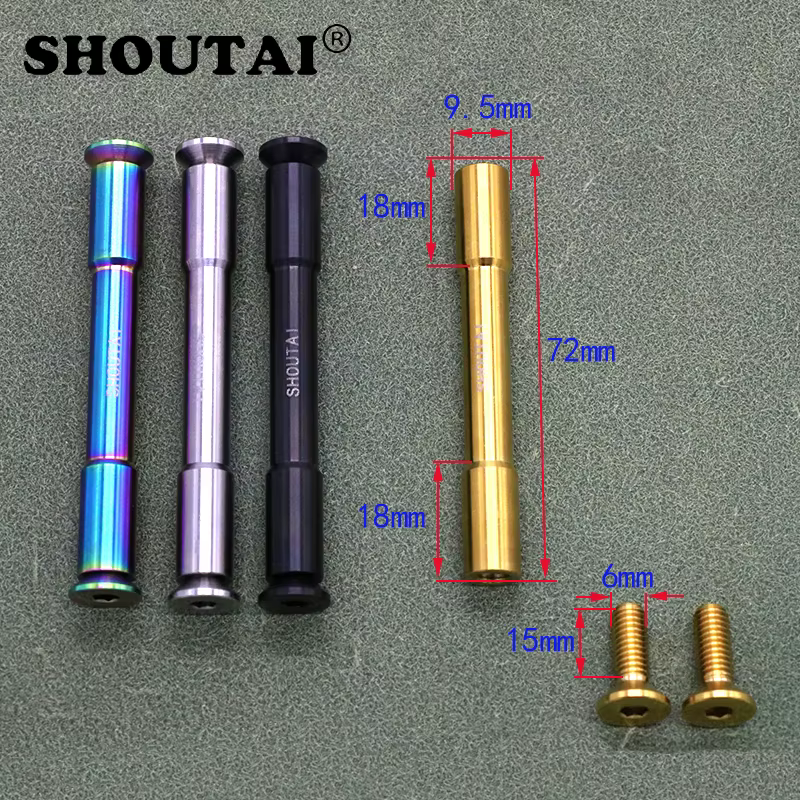 Kit de vis de pivot de fourche arrière pour vélo Brompton SHOUTAI