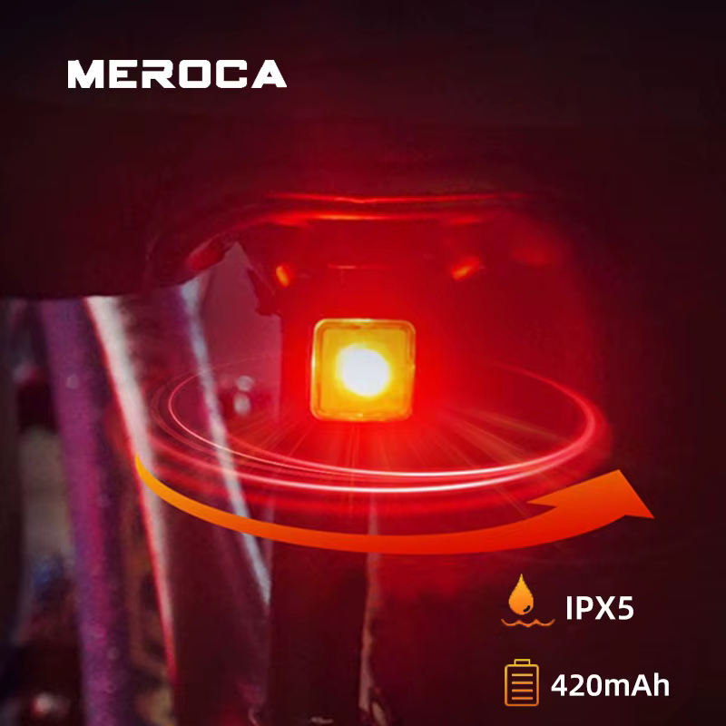 MEROCA feu arrière de vélo capteur de frein Intelligent lumière pour vtt
