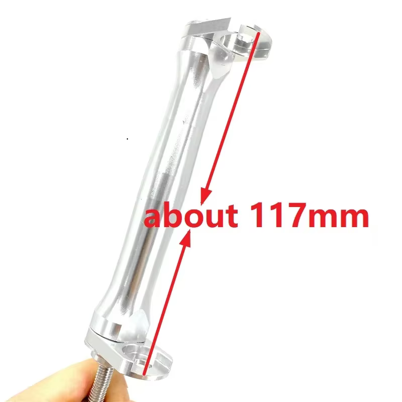 Barre télescopique en alliage d'aluminium CNC pour vélo pliant