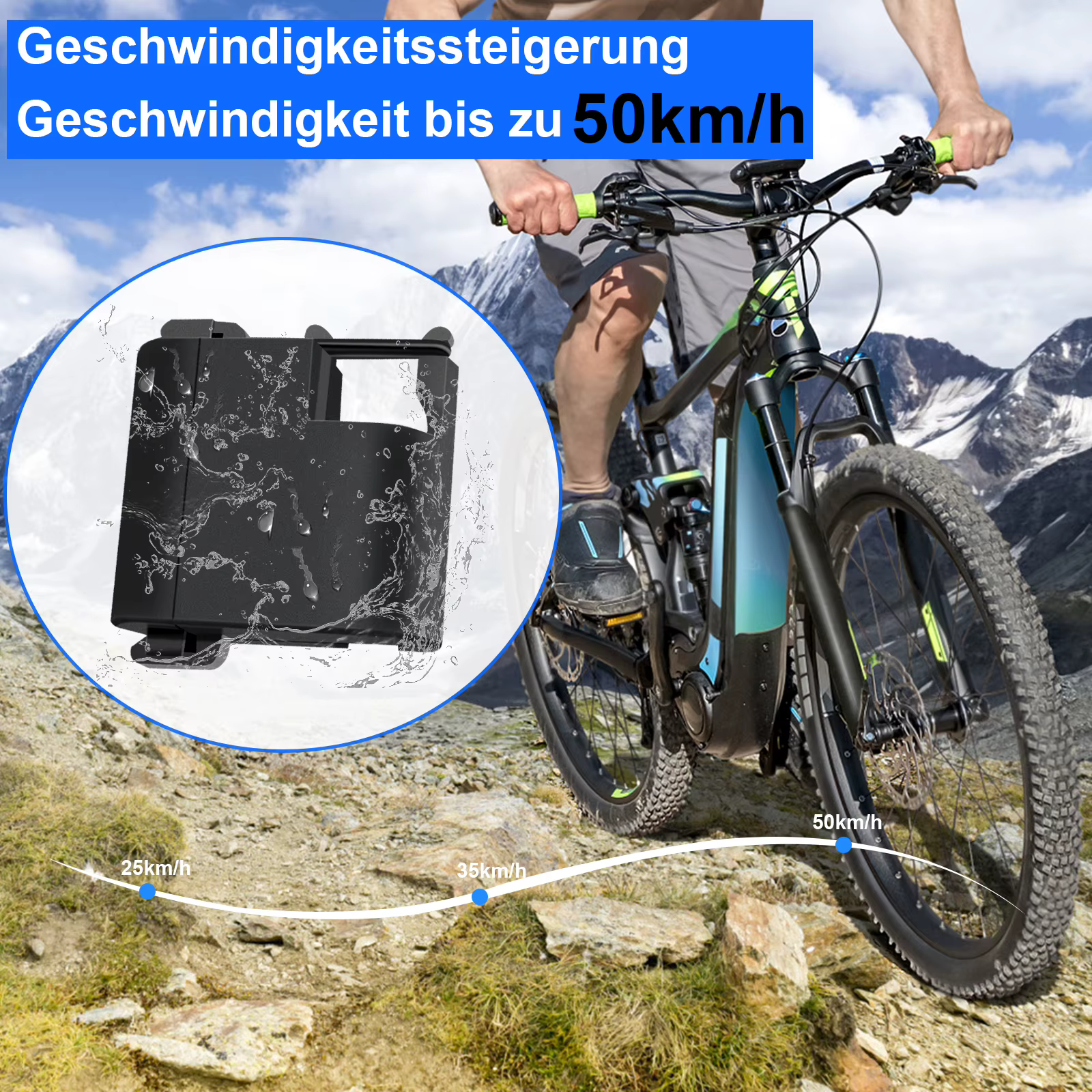 E-Bike Speedbox, Speedbox pour Vélo électrique par CPU 50 Km/h