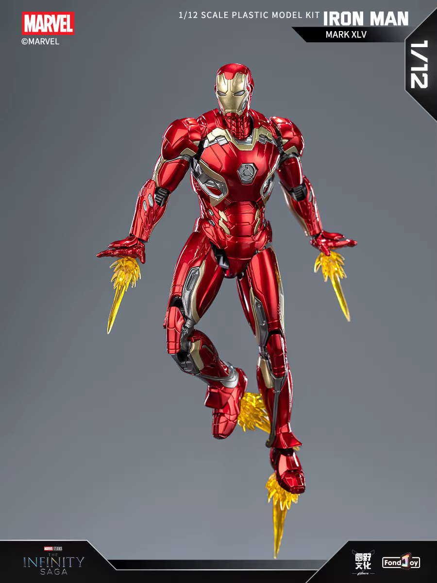 15.5CM Fondjoy Original MK45 Iron Man 1/12 Mark45 Avengers: Age of Ultron Vibranium assemblé figurine recueillir jouet cadeau