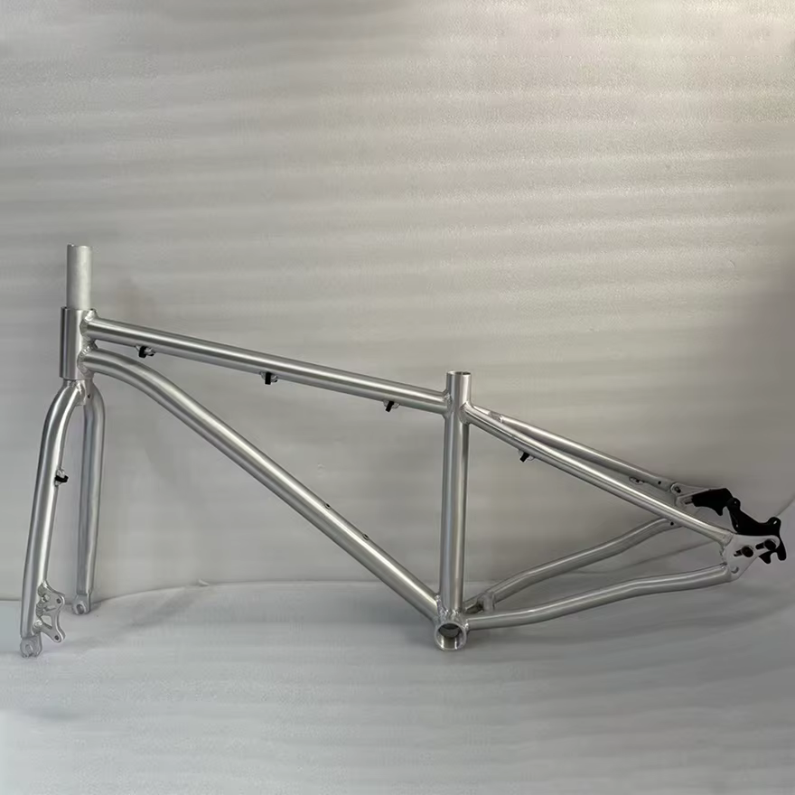 Cadre de vélo de frein à disque de 24 pouces avec fourche avant/casque de roulement/pince de Tube de selle O. L.D
